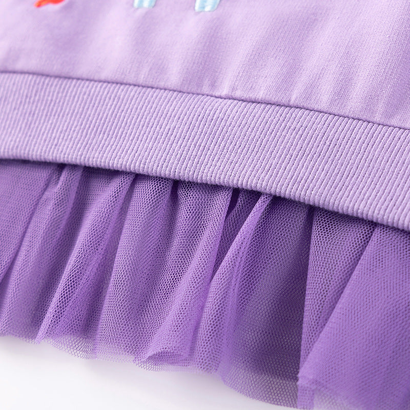 Spring and Autumn Girls Unicorn Cartoon Pattern Long Sleeves Sweatshirt and Beige Pants Clothing Set, MyKids-USA®, Baby & Toddler Outfits, MyKids-USA -  -  -  -  -  -  - 