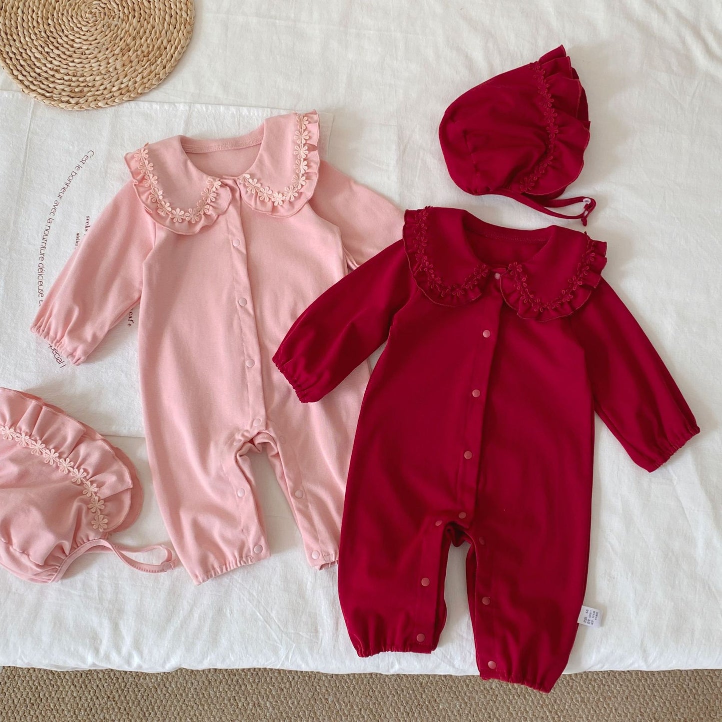 Autumn and Winter Arrival Baby Girls Long Sleeves Flowers Pattern Single Breasted Rompers, MyKids-USA®, Baby One-Pieces, MyKids-USA -  -  -  -  -  -  - .