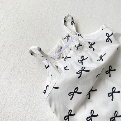 Summer Arrival Baby Girls Sleeveless Geometric Pattern Strap Rompers Overalls