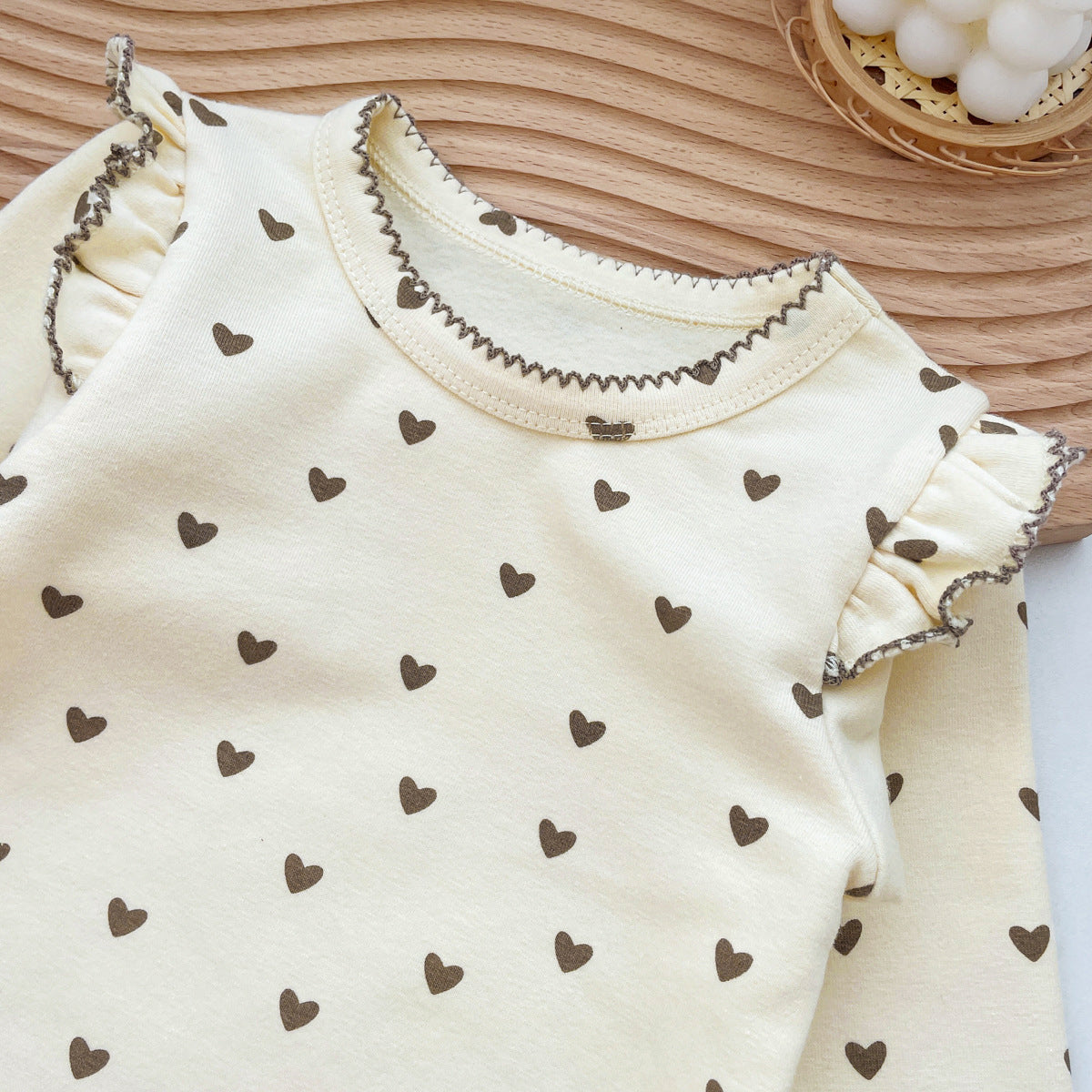 Spring and Autumn Unisex Hearts Pattern Long Sleeves Top and Pants Clothing Set, MyKids-USA®, Baby & Toddler Outfits, MyKids-USA -  -  -  -  -  -  - 