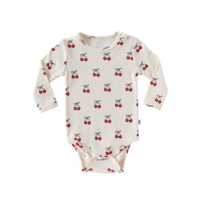 Autumn Arrival Baby Unisex Long Sleeves Casual Pattern Crew Neck Onesies and Pants Clothing Sets, MyKids-USA®, Baby & Toddler Outfits, MyKids-USA - Size/Age - 66 (3-6M) - Color - Red -  -  - TR2508272259-B