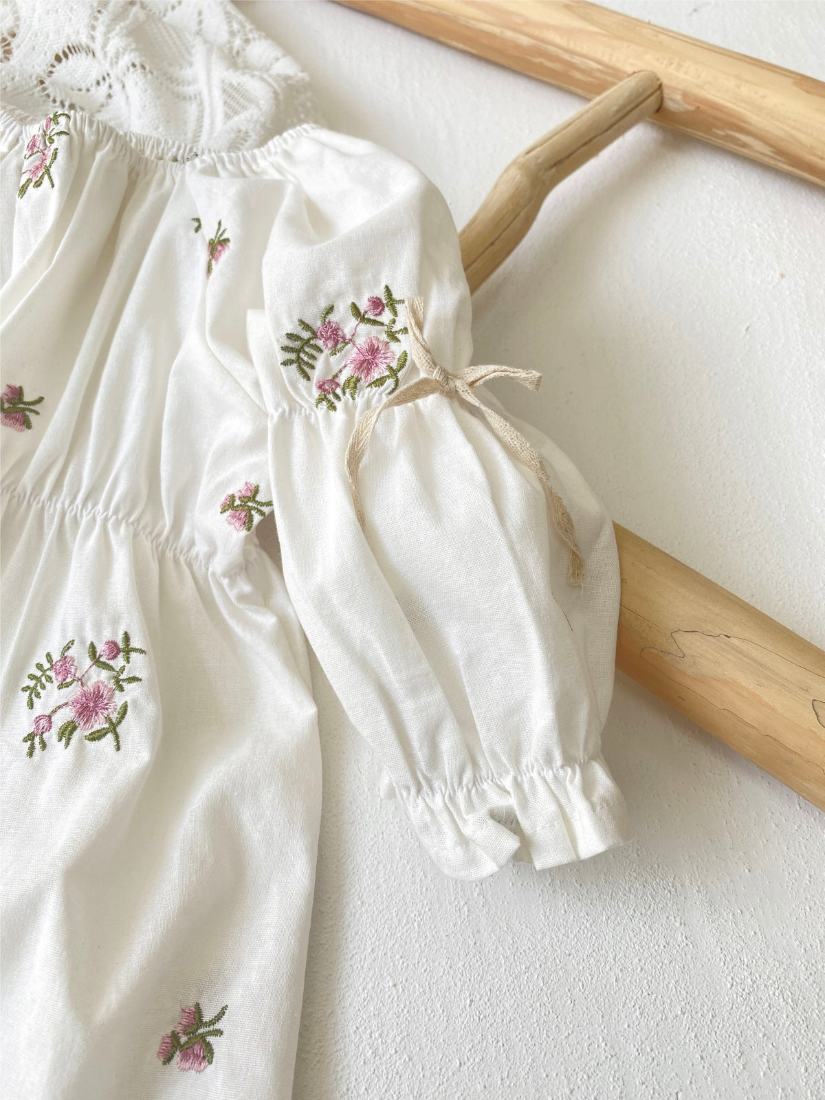 MyKids-USA® Autumn Flowers Pattern Baby Kids Girls Princess Long Sleeves Dress
