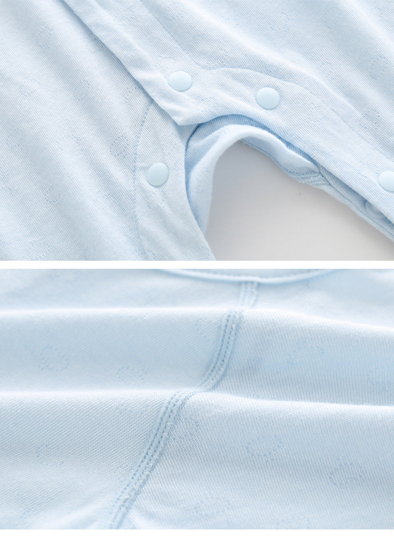 Summer Arrival Baby Long Sleeves Solid Color Thin Single Breasted Rompers Bodysuits, MyKids-USA®, Baby & Children's One-Pieces, MyKids-USA -  -  -  -  -  -  - .