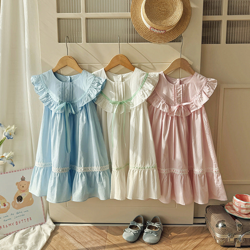 Summer Arrival Baby Girls Sleeveless Lace Pattern Dress, MyKids-USA®, Baby & Children's Dresses, MyKids-USA -  -  -  -  -  -  - .