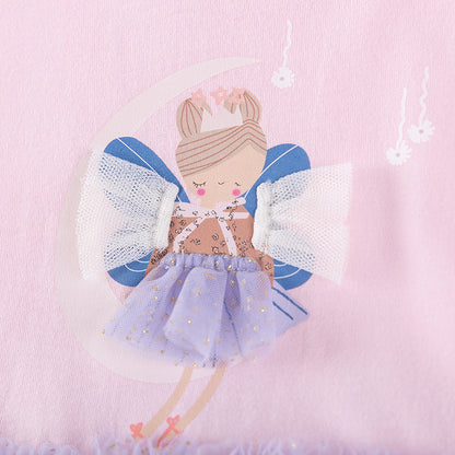 Autumn Arrival Fairy Cartoon Pattern Long Sleeves Crew Neck Dress for Stylish Girls, MyKids-USA®, Baby & Toddler Dresses, MyKids-USA -  -  -  -  -  -  - 