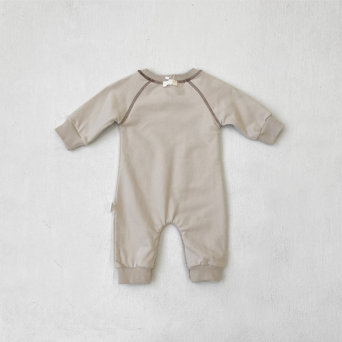 MyKids-USA® Autumn Hot Selling Baby Unisex Letters Pattern Pocketed Long Sleeves Romper