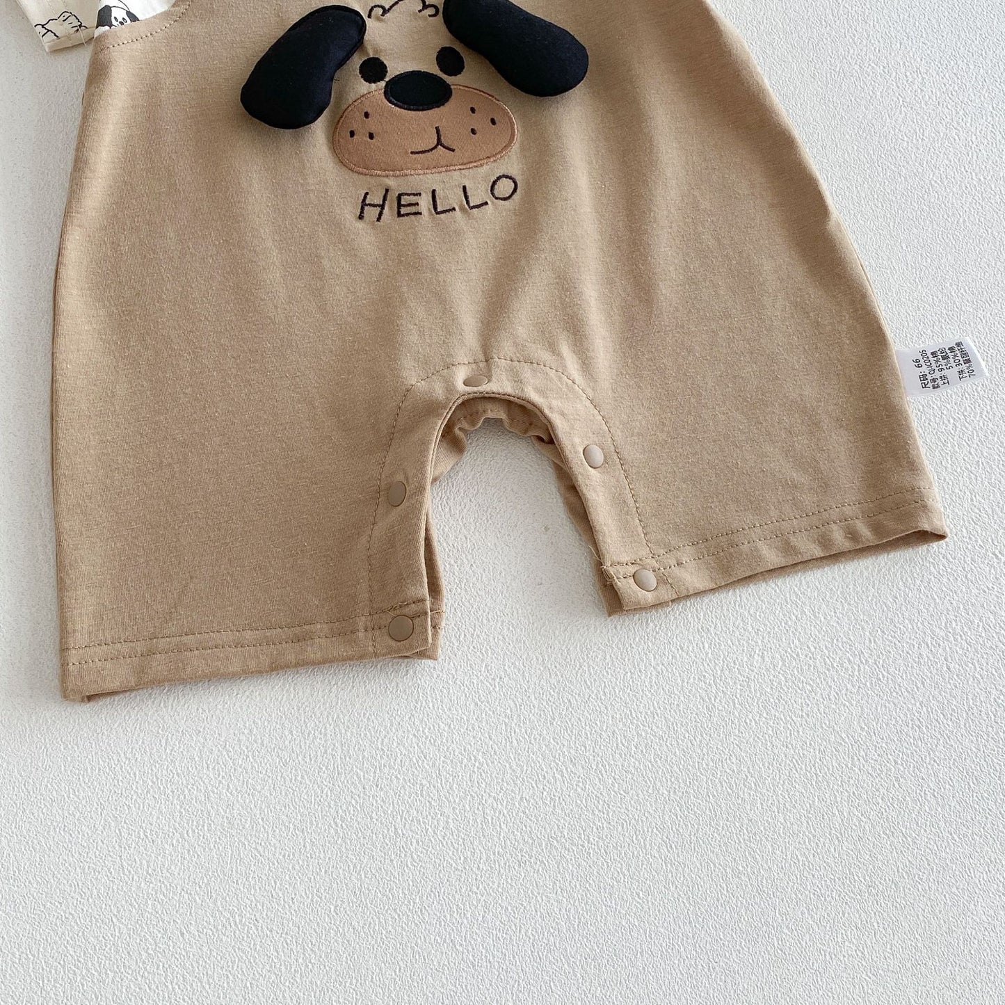 Summer Arrival Baby Boys Short Sleeves Color Patchwork Cartoon Rompers Bodysuits, MyKids-USA®, Baby & Children's One-Pieces, MyKids-USA -  -  -  -  -  -  - .
