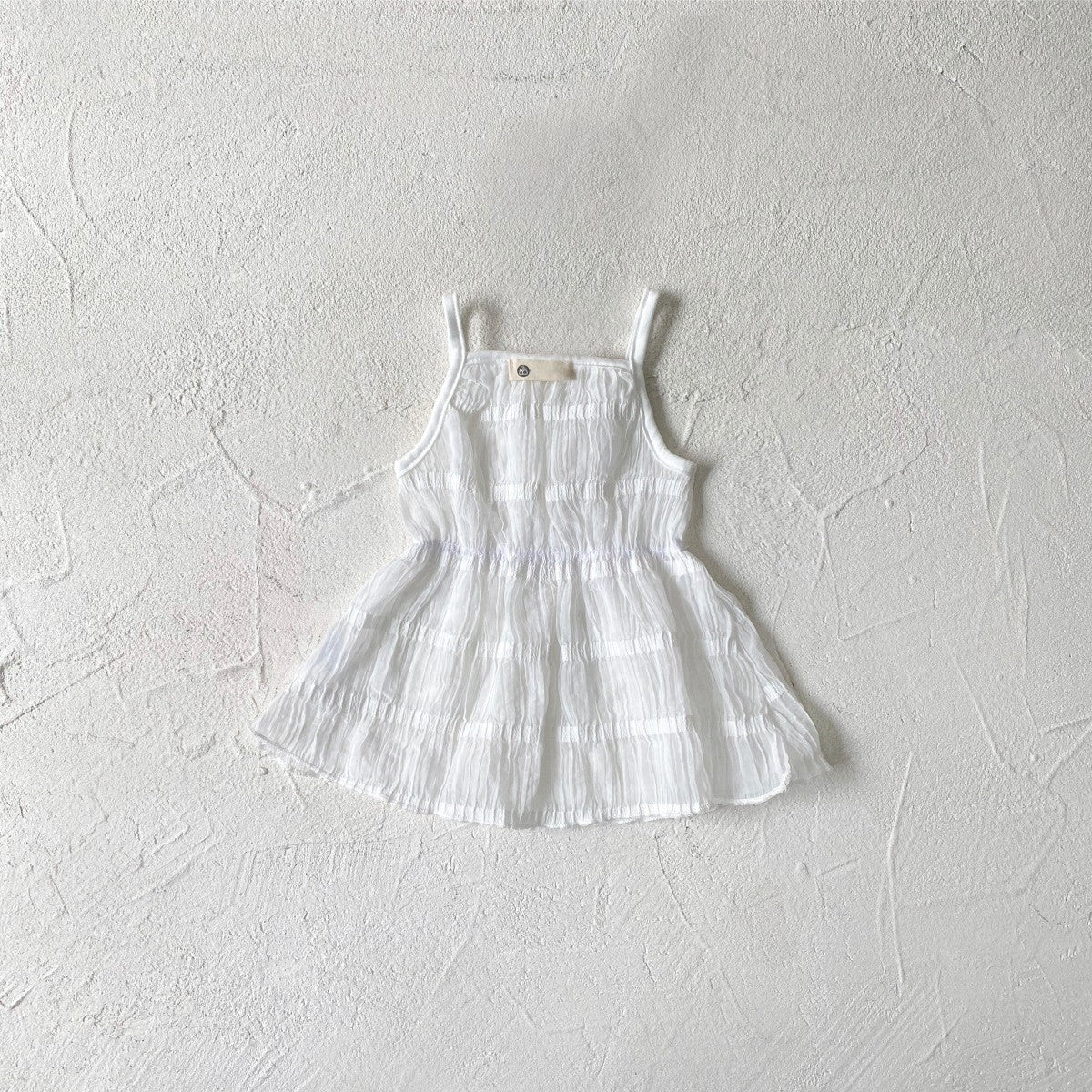 MyKids-USA® Summer Arrival Baby Girls Sleeveless Lace Trim Strap Dress