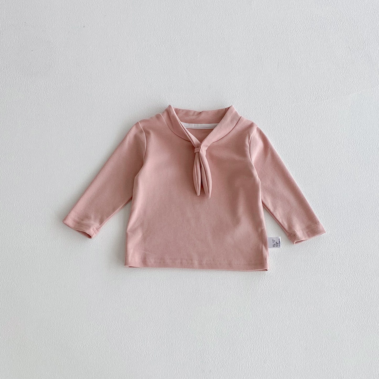 Autumn and Spring Arrival Baby Kids Girls Long Sleeves Navy Collar Top, MyKids-USA®, Baby & Toddler Tops, MyKids-USA - Size/Age - 73 (6-9M) - Color - Pink -  -  - TR2511042318-B