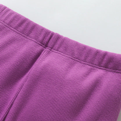 Spring and Autumn Girls Unicorn Cartoon Pattern Long Sleeves Sweatshirt and Purple Pants Clothing Set, MyKids-USA®, Baby & Toddler Outfits, MyKids-USA -  -  -  -  -  -  - 