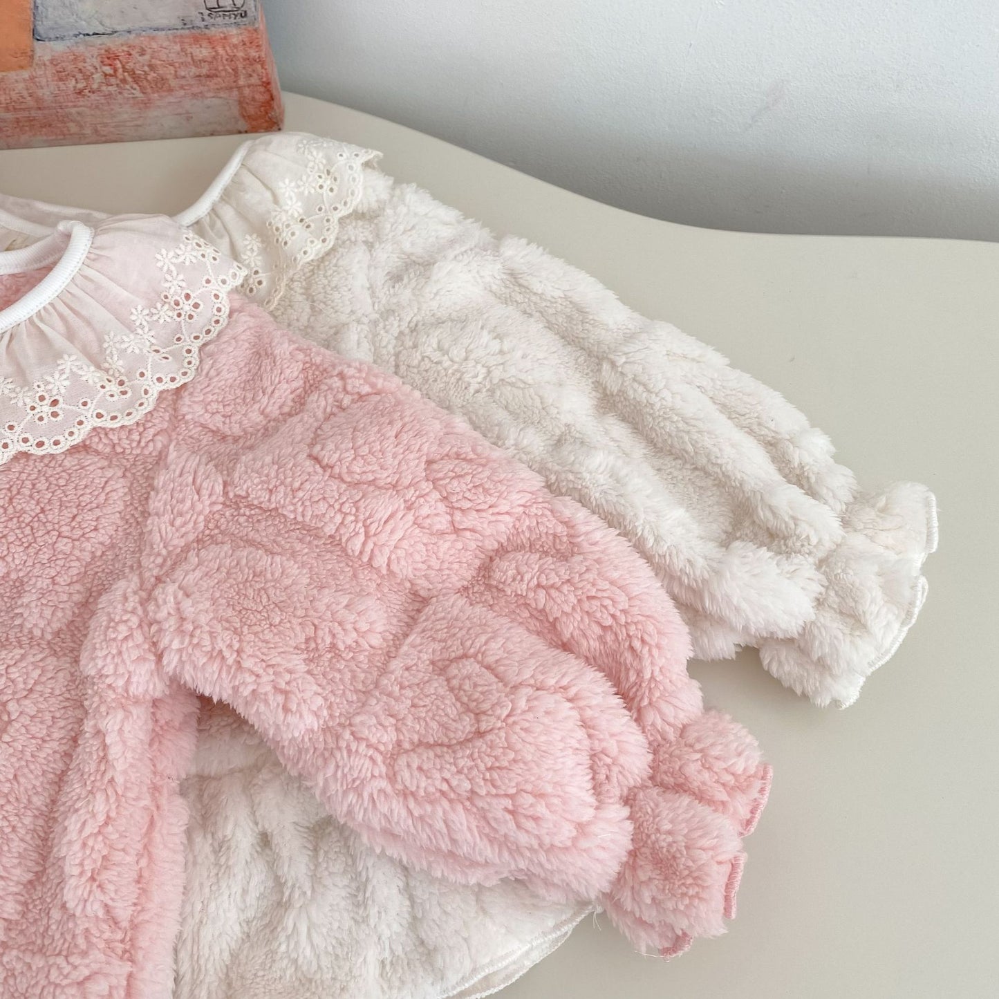 Winter Baby Kids Girls Long Sleeves Cute Rabbits Pattern Top and Pants Fluffy Warm Pajamas Clothing Set, MyKids-USA®, Pajamas, MyKids-USA -  -  -  -  -  -  - 