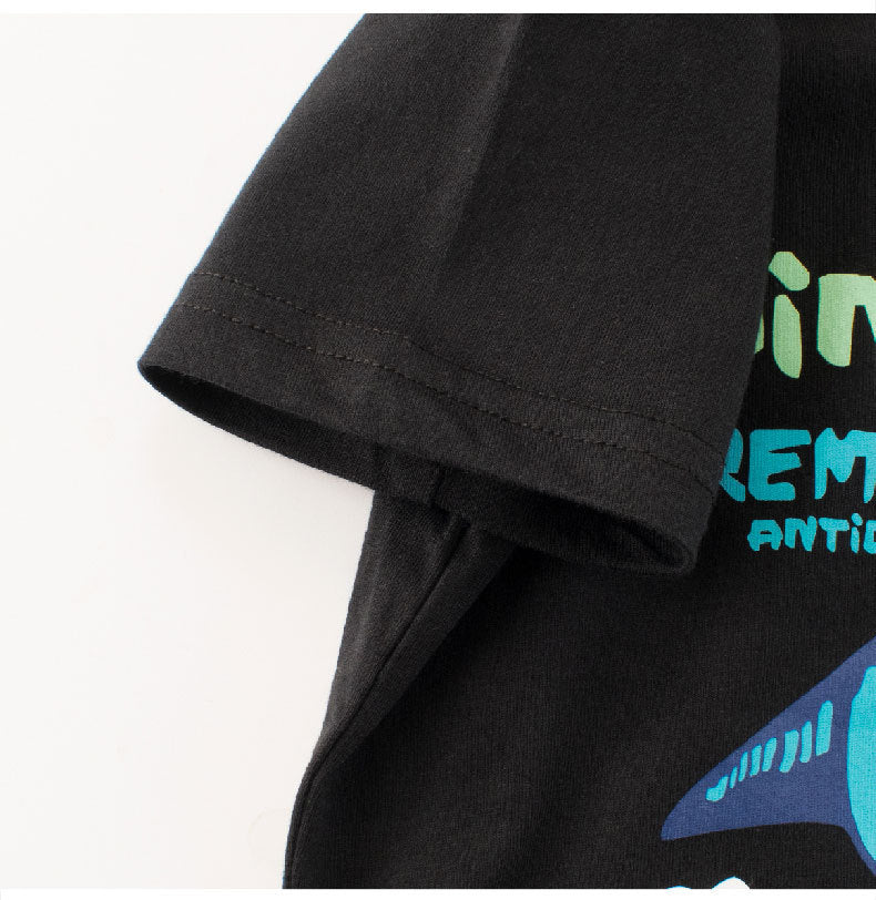 Summer Boys’ Animals Cartoon and Letters Pattern T-shirt in European and American Style, MyKids-USA®, Baby & Toddler Tops, MyKids-USA -  -  -  -  -  -  - 