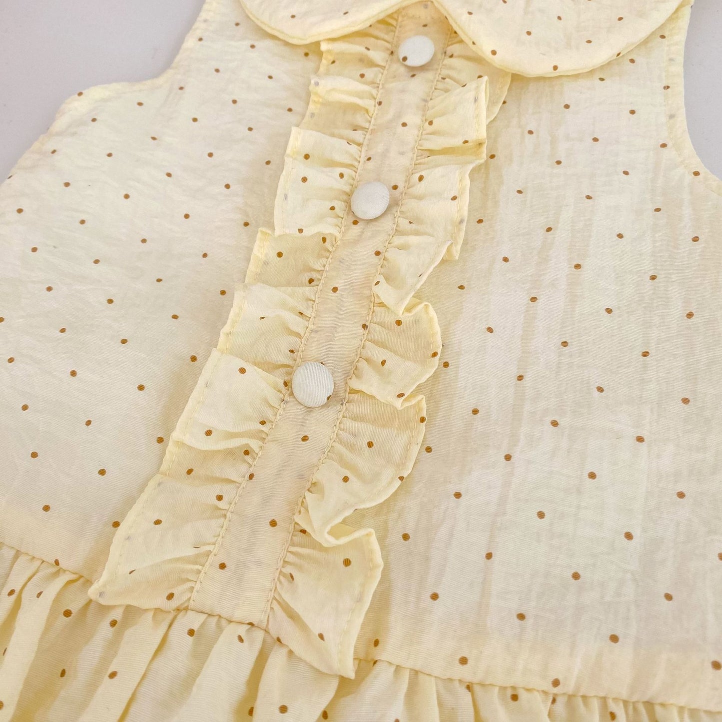 Summer Baby Kids Girls Sleeveless Dots Pattern Dress