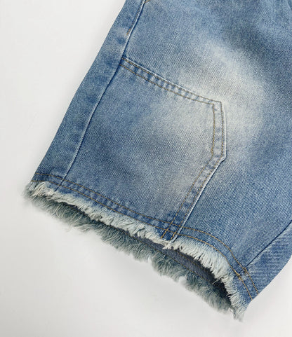 Arrival Summer Unisex Street Fashion Cool and Casual Washed Denim Shorts, MyKids-USA®, Denim Shorts, MyKids-USA -  -  -  -  -  -  - 