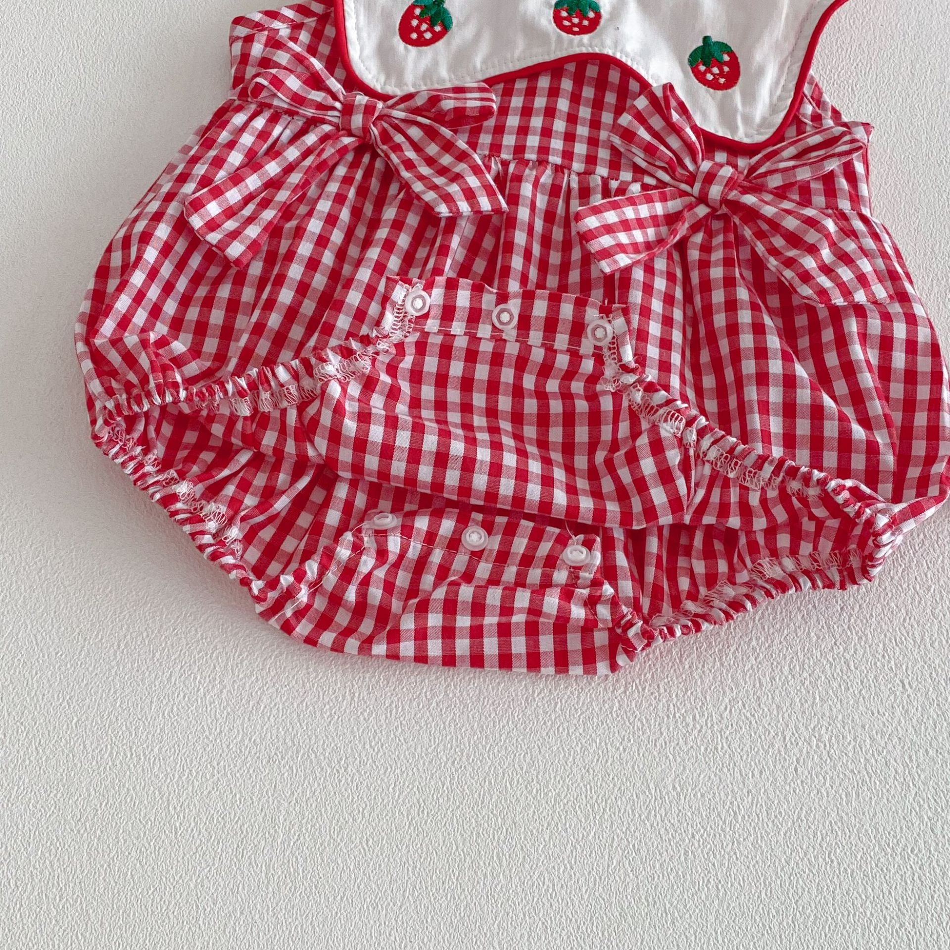 Arrival Summer and Spring Baby Girls Plaid Sleeveless Bodysuit, MyKids-USA®, Bodysuits, MyKids-USA -  -  -  -  -  -  - .