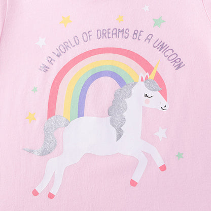 Summer Hot Selling Baby Kids Girls Short Sleeves Animals Cartoon Pattern T-shirt and Pants Clothing Set, MyKids-USA®, Baby & Children's Outfits, MyKids-USA -  -  -  -  -  -  - .