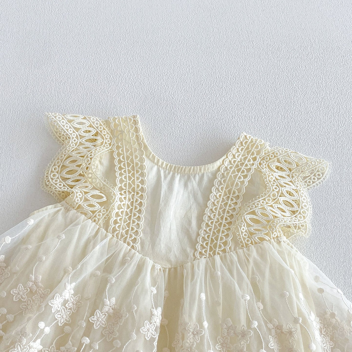 Design Summer Baby Kids Girls Sleeveless Lace Trim Bodysuit