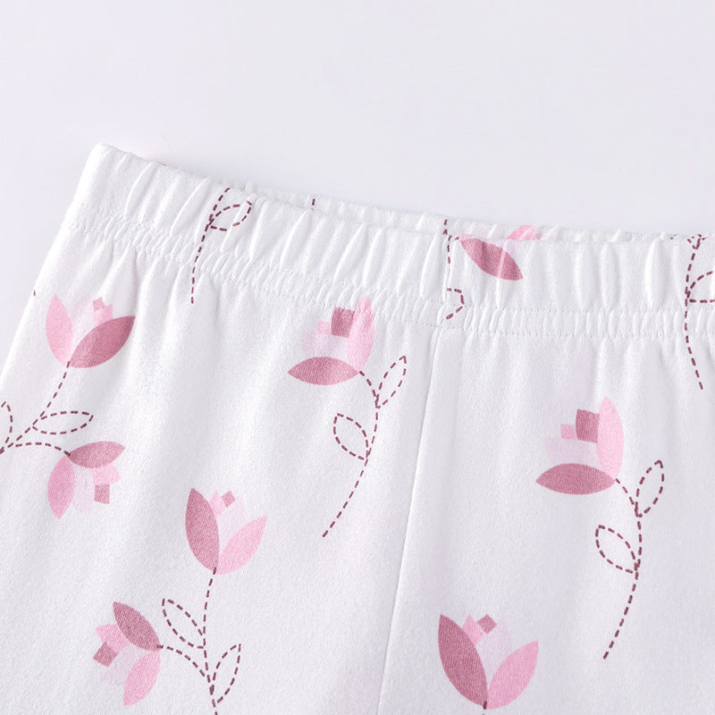 Spring and Autumn Girls Cute Rabbit Cartoon Pattern Long Sleeves Sweatshirt and Floral Pants Clothing Set, MyKids-USA®, Baby & Toddler Outfits, MyKids-USA -  -  -  -  -  -  - 