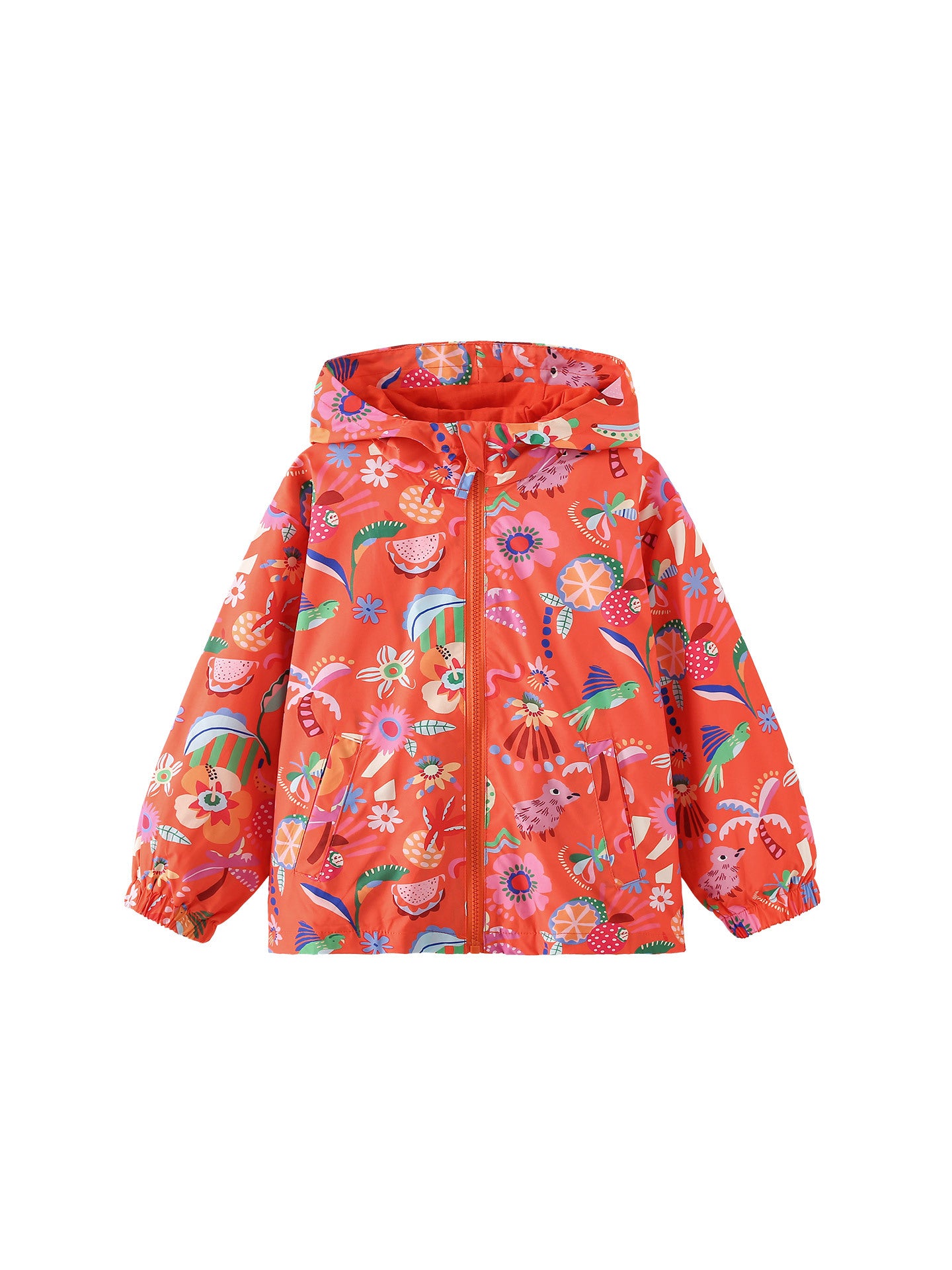 MyKids-USA® Autumn Arrival Girls’ Cartoon Pattern Hooded Coat