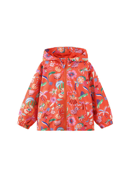 MyKids-USA® Autumn Arrival Girls’ Cartoon Pattern Hooded Coat