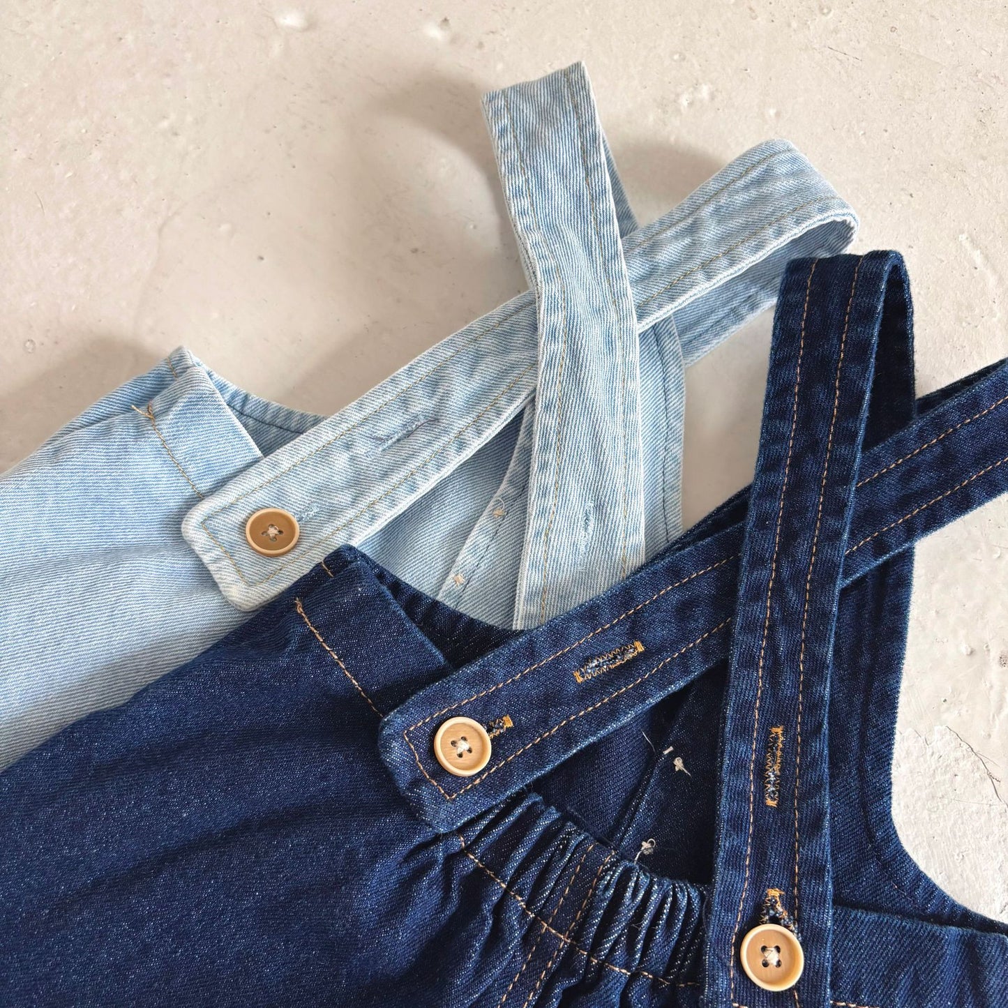 Summer Arrival Baby Kids Unisex Sleeveless Solid Color Denim Strap Overalls and White T-Shirt Clothing Set, MyKids-USA®, Baby & Toddler Outfits, MyKids-USA -  -  -  -  -  -  - 