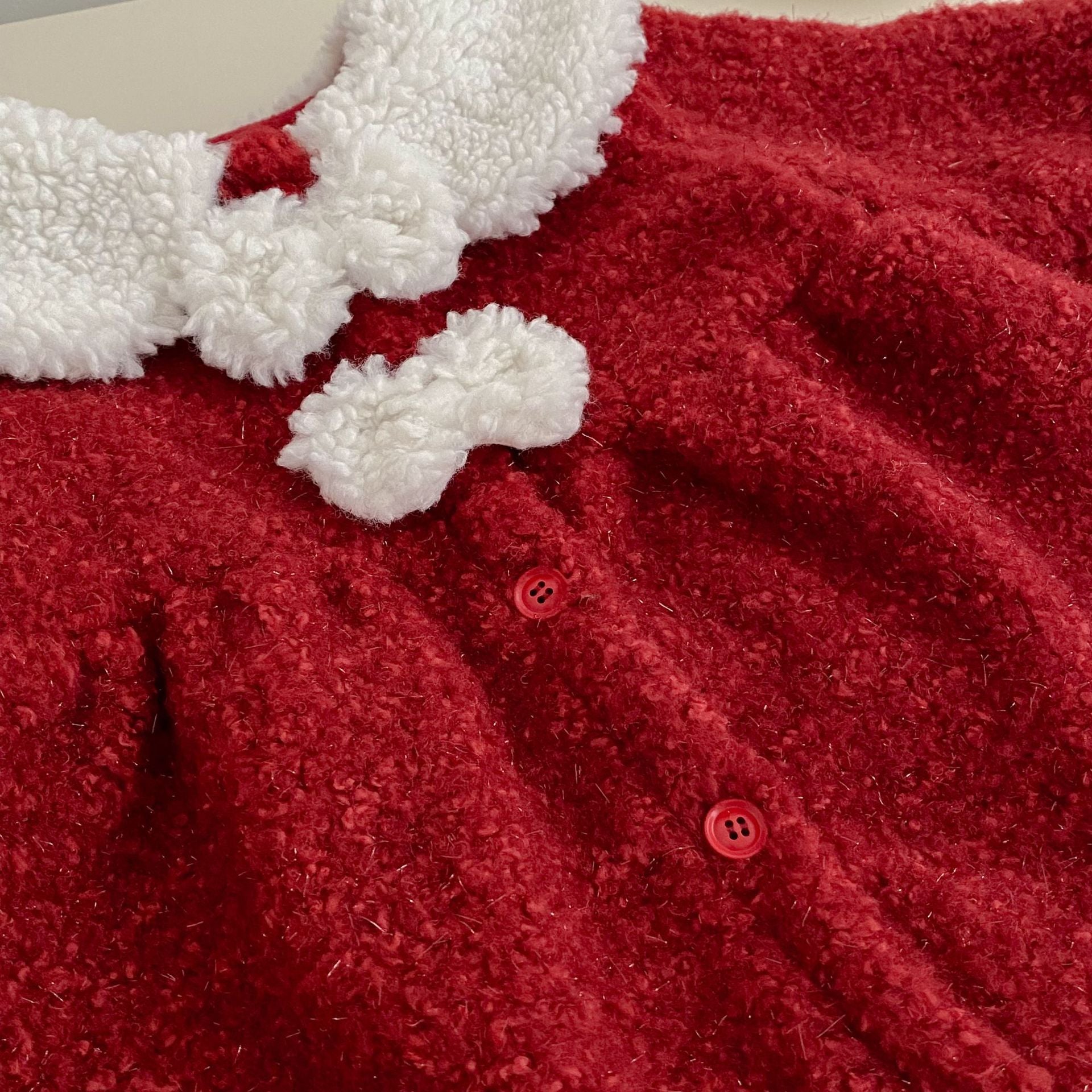 Winter Arrival Baby Kids Girls Color Patchwork Long Sleeves Warm Fluffy Coat, MyKids-USA®, Puffer Jackets, MyKids-USA -  -  -  -  -  -  - 