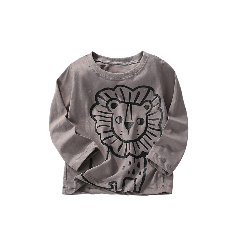 Baby Boy Lion Pattern Soft Cotton Shirt