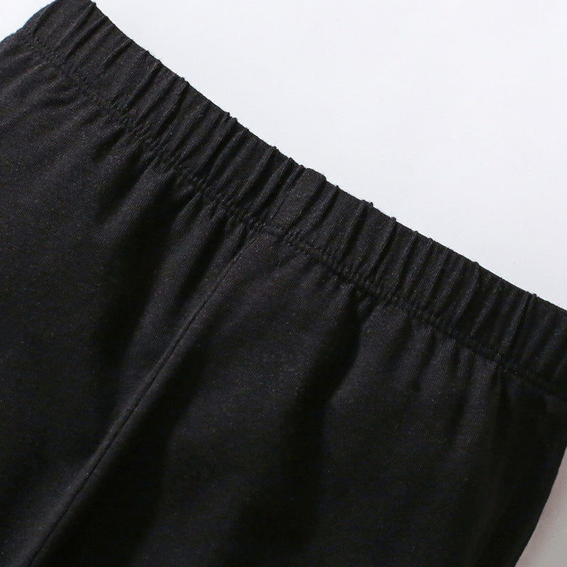 Spring and Autumn Girls Cat Cartoon and Dots Pattern Long Sleeves Sweatshirt and Black Pants Clothing Set, MyKids-USA®, Baby & Toddler Outfits, MyKids-USA -  -  -  -  -  -  - 