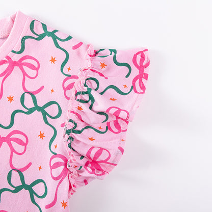 Summer Arrival Butterfly-bows Pattern Short Sleeves Tulle Patchwork Dress for Stylish Girls, MyKids-USA®, Baby & Toddler Dresses, MyKids-USA -  -  -  -  -  -  - .