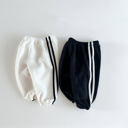 MyKids-USA® Autumn and Winter Baby Kids Unisex Long Sleeves Striped Pullover and Pants Clothing Set