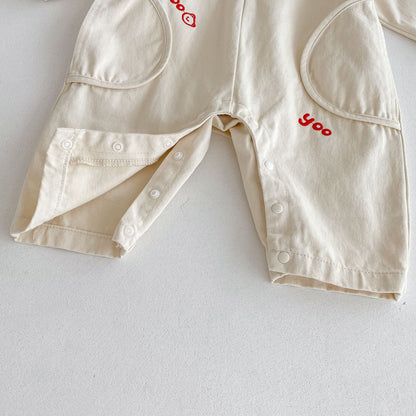 Autumn Arrival Baby Unisex Long Sleeves Animals and Letters Pattern Rompers, MyKids-USA®, Baby One-Pieces, MyKids-USA -  -  -  -  -  -  - 