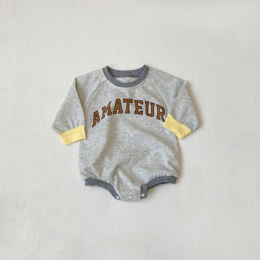 MyKids-USA® Autumn Arrival Baby Kids Long Sleeves Letters Pattern Bodysuit