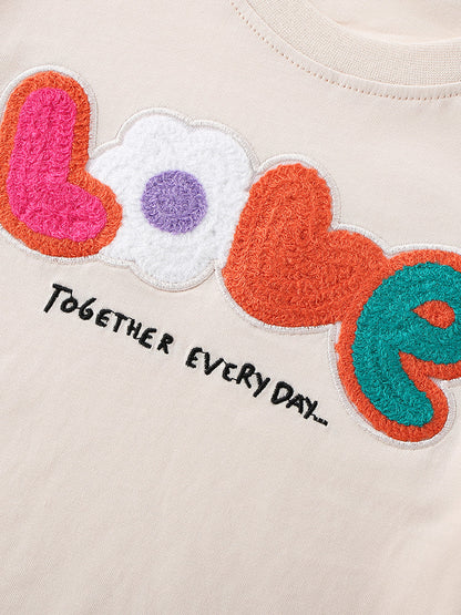 Summer Girls’ Letters Pattern T-shirt in European and American Style, MyKids-USA®, T-Shirts, MyKids-USA -  -  -  -  -  -  - .