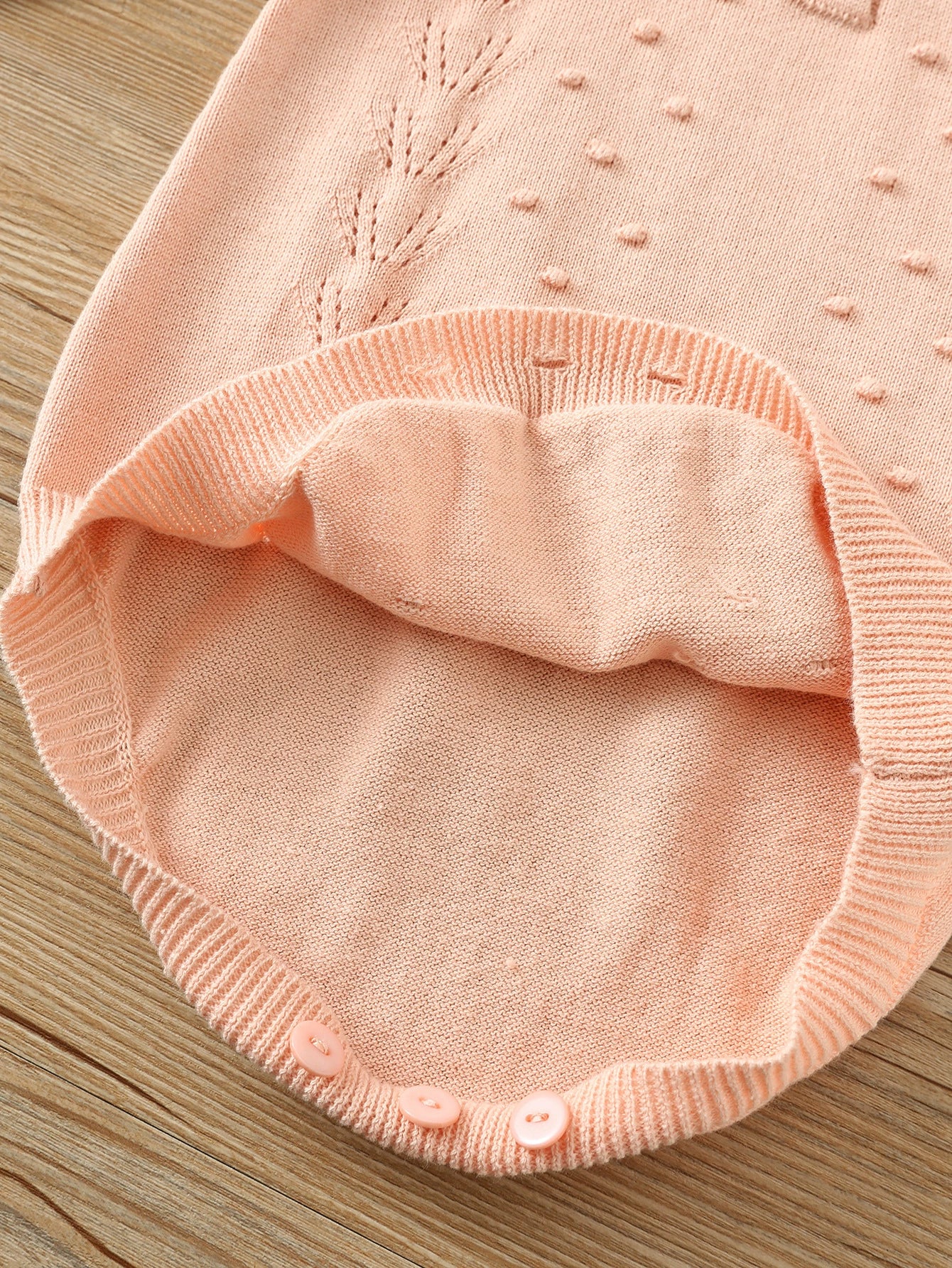 Autumn Arrival Baby Girls Knitted Long Sleeves Hollow-out Pattern Onesies, MyKids-USA®, Bodysuits, MyKids-USA -  -  -  -  -  -  - 