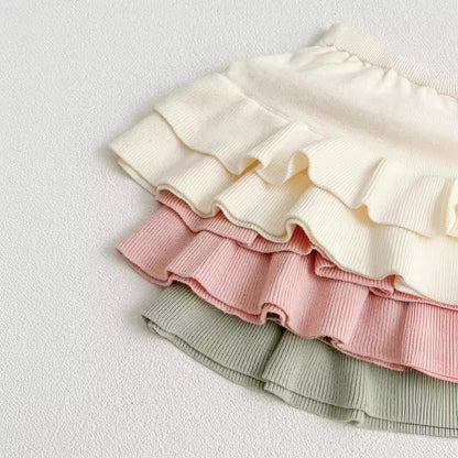 Summer Baby Kids Solid Color and Striped Hollow-out Pattern Sleeveless Top Vest with Skirt Clothing Set for Girls, MyKids-USA®, Baby & Toddler Outfits, MyKids-USA -  -  -  -  -  -  - 