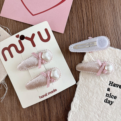 Collection of 2 Versatile Butterfly-bows Pattern Beaded Hair Clips, MyKids-USA®, Hair Pins, Claws & Clips, MyKids-USA -  -  -  -  -  -  - .