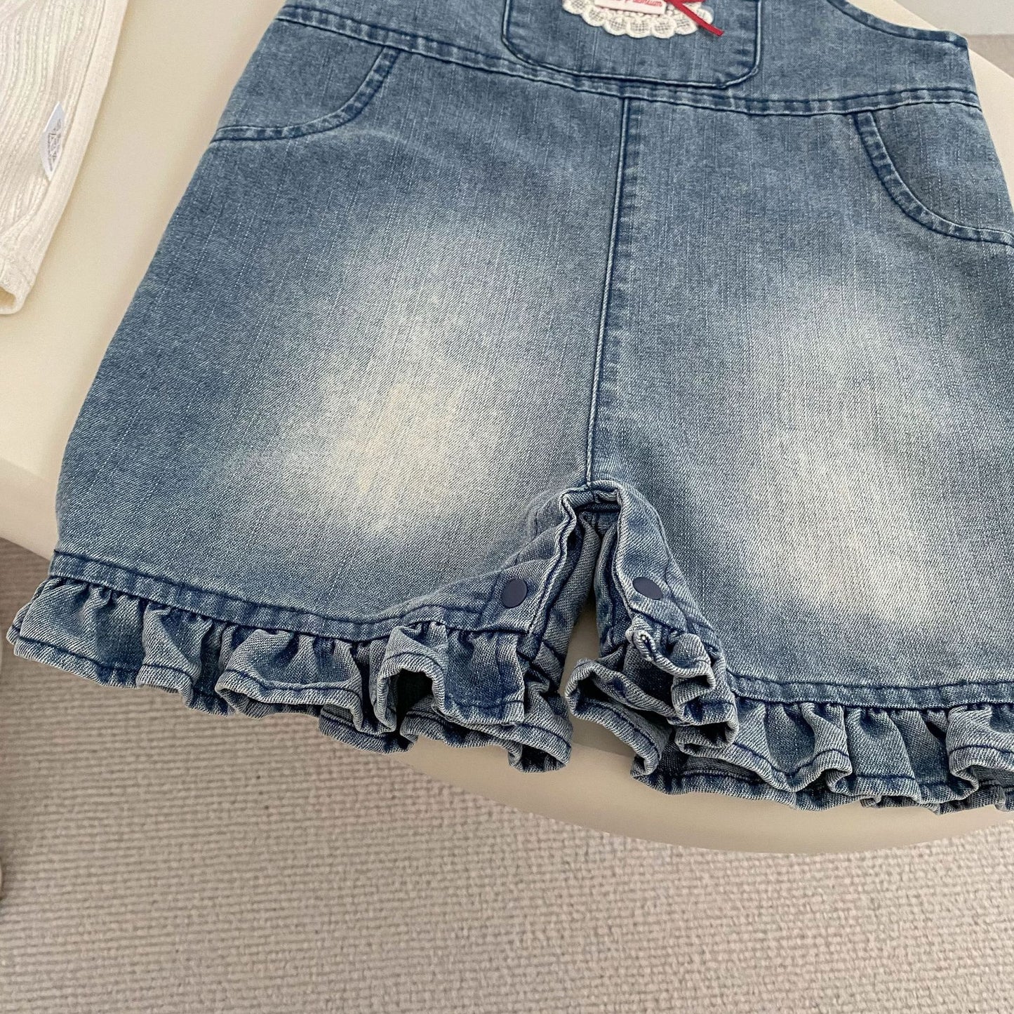 Design Summer Baby Kids Girls Sleeveless Embroidered Overalls, MyKids-USA®, Baby & Children's One-Pieces, MyKids-USA -  -  -  -  -  -  - .