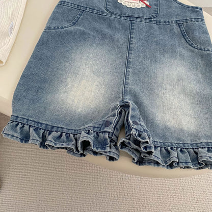 Design Summer Baby Kids Girls Sleeveless Embroidered Overalls, MyKids-USA®, Baby & Children's One-Pieces, MyKids-USA -  -  -  -  -  -  - .