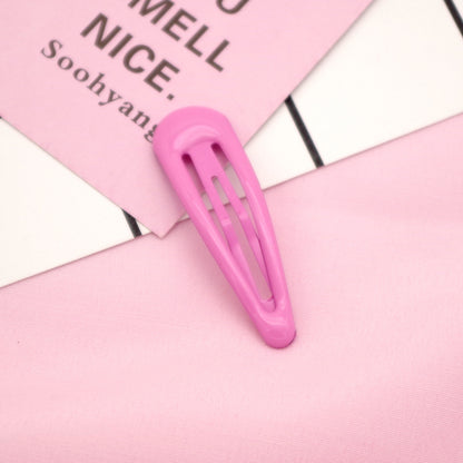 Collection of Cute Solid Color Hollow-out Hair Clips, MyKids-USA®, Hair Pins, Claws & Clips, MyKids-USA - Size/Age - Average Size (0-12Y） - Color - Pink -  -  - TR2604291500-E.