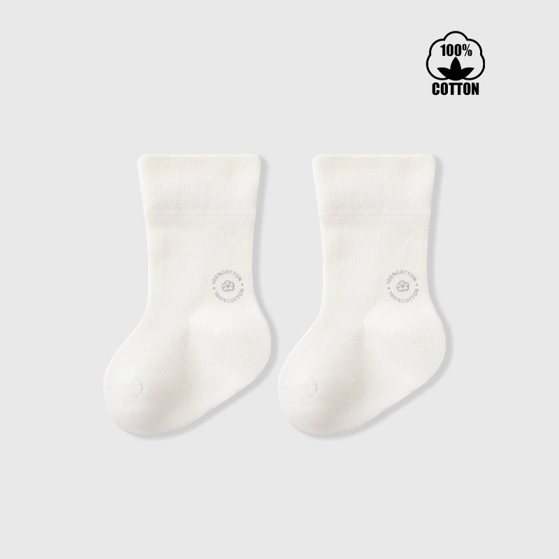Autumn Baby Unisex Breathable Letters Pattern Simple Socks, MyKids-USA®, Baby & Toddler Socks & Tights, MyKids-USA - Size/Age - XS (0-6M) - Color - White -  -  - TR2511140047-H