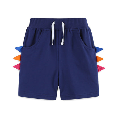 Summer Arrival Kids Boys Cotton Casual Style Color Patchwork Shorts, MyKids-USA®, Shorts, MyKids-USA - Size/Age - 90 (12-24M) - Color - Navy Blue (Dark Blue) -  -  - TR2505052328