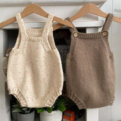 Arrival Autumn and Spring Baby Unisex Simple Solid Color or Dots Pattern Sleeveless Knitted Bodysuit, MyKids-USA®, Baby One-Pieces, MyKids-USA -  -  -  -  -  -  - .