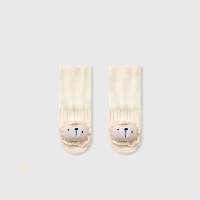 Autumn and Spring Baby Unisex Breathable Cute Cartoon Pattern Socks, MyKids-USA®, Baby & Toddler Socks & Tights, MyKids-USA - Size/Age - S (0-1Y) - Color - Beige -  -  - TR2511192229-A