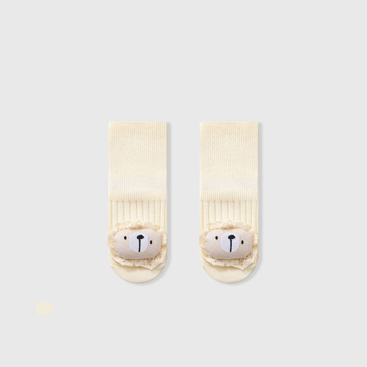 Autumn and Spring Baby Unisex Breathable Cute Cartoon Pattern Socks, MyKids-USA®, Baby & Toddler Socks & Tights, MyKids-USA - Size/Age - S (0-1Y) - Color - Beige -  -  - TR2511192229-A