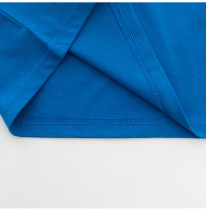 Summer Boys’ Letters Pattern Color Patchwork T-shirt in European and American Style, MyKids-USA®, T-Shirts, MyKids-USA -  -  -  -  -  -  - .