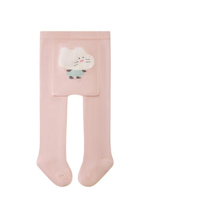 Autumn Baby Girls Breathable Animals Cartoon Pattern Tights, MyKids-USA®, Baby & Toddler Socks & Tights, MyKids-USA - Size/Age - S (6-12M) - Color - Pink -  -  - TR2509292232-D
