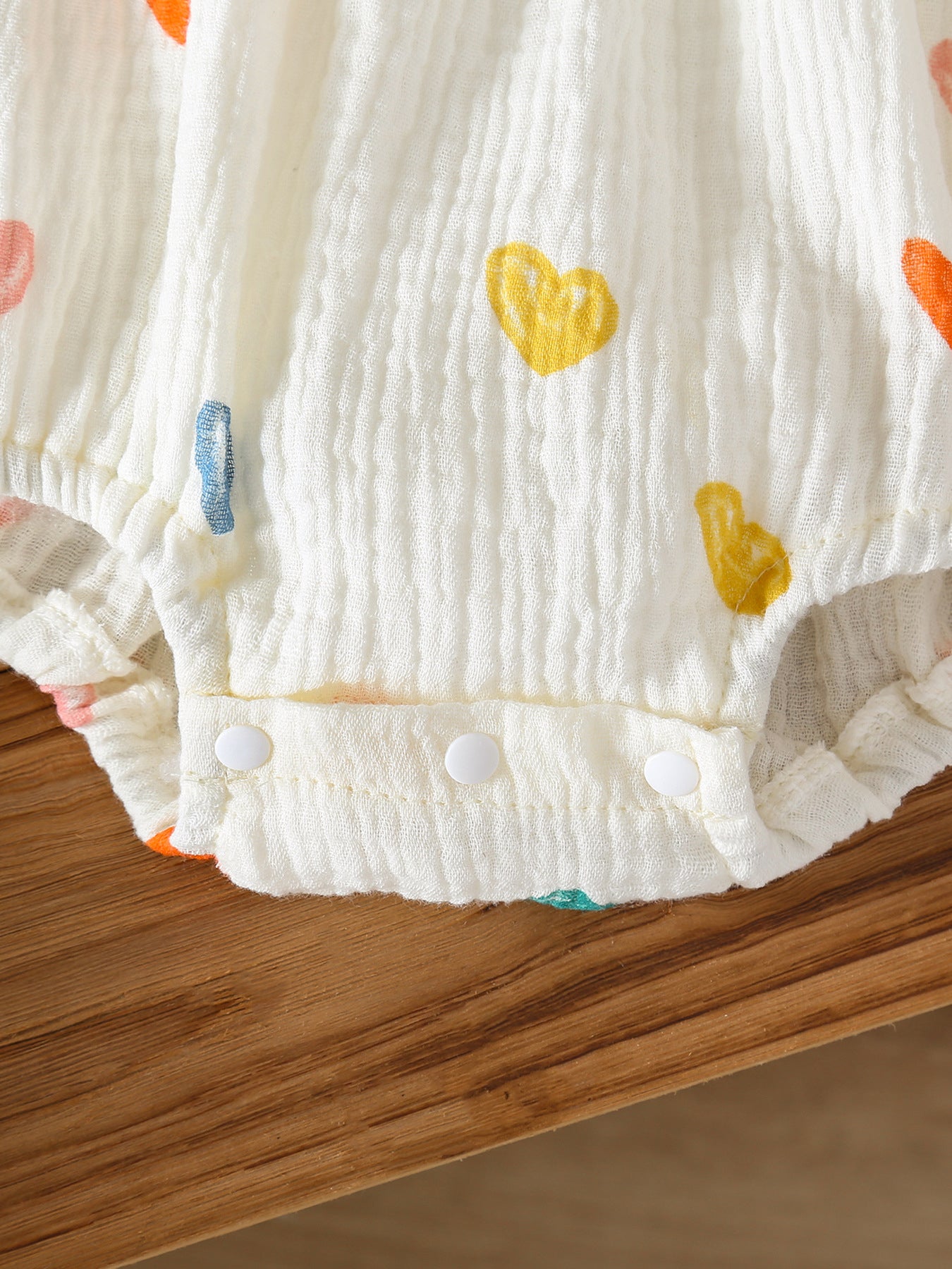 MyKids-USA® Autumn Design Baby Girls Hearts Pattern Long Sleeves Bodysuit