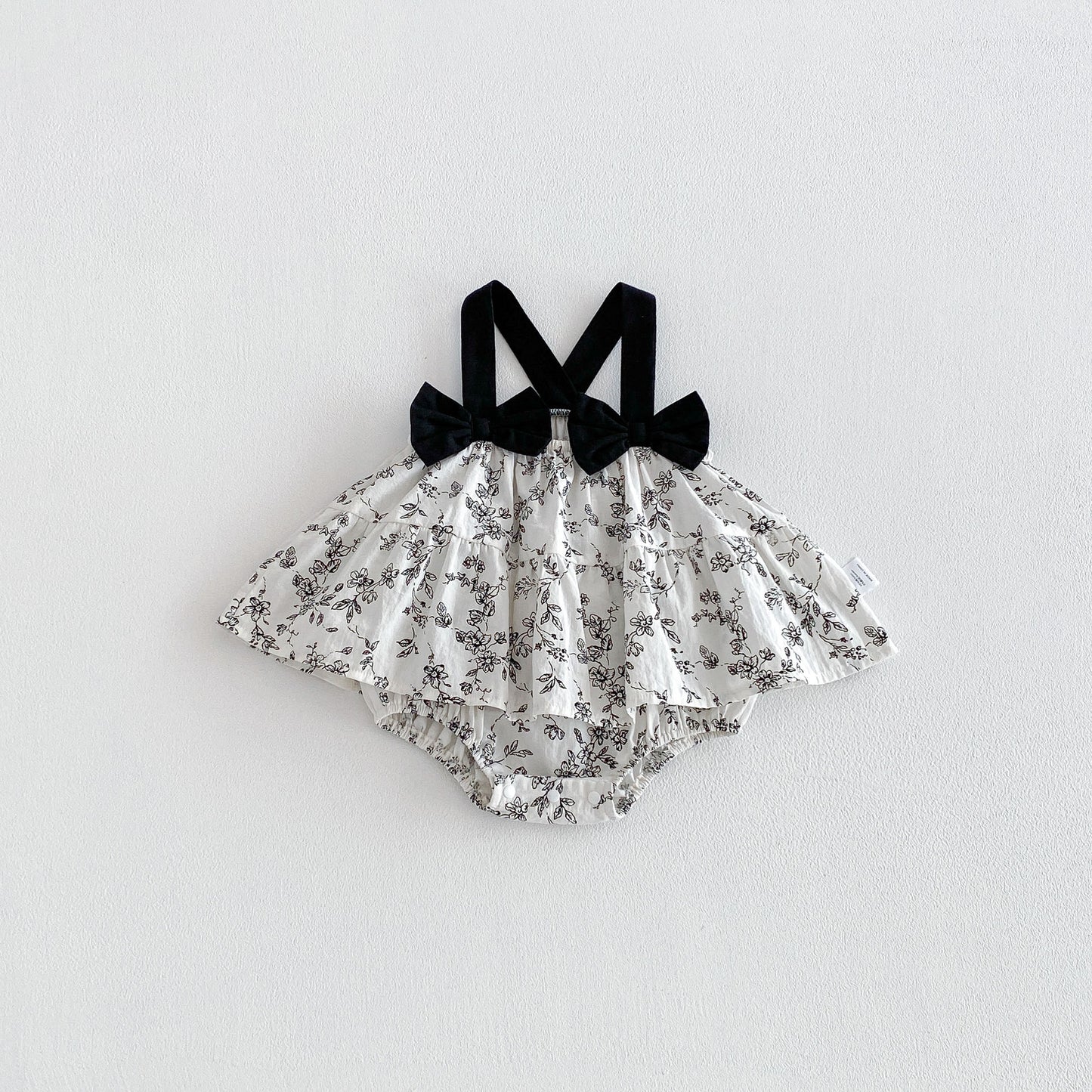 Design Summer Baby Kids Girls Sleeveless Flowers Pattern Strap Bodysuit Dress, MyKids-USA®, Baby & Toddler Dresses, MyKids-USA - Size/Age - 66 (3-6M) - Color - Beige -  -  - TR2603312311-A.