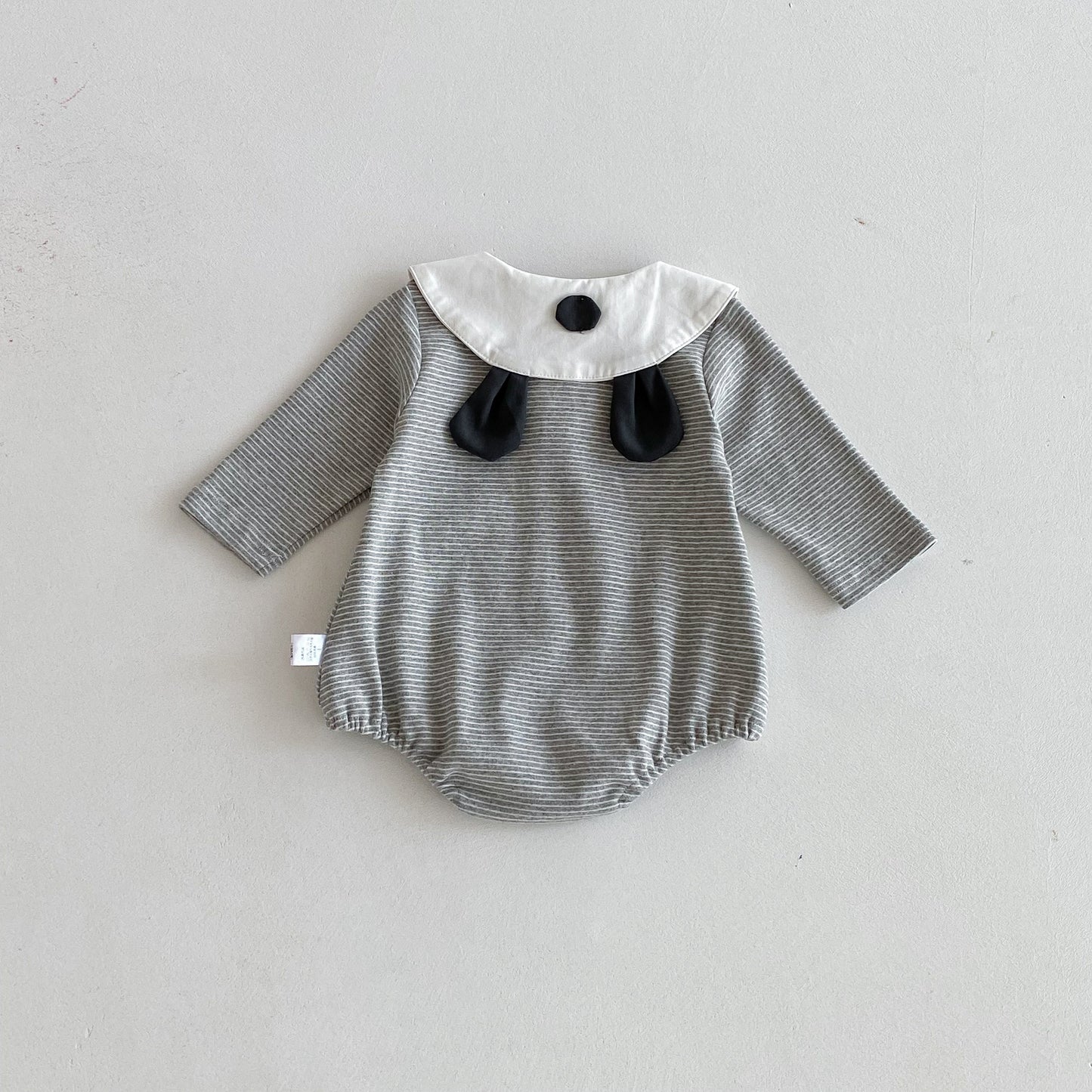 Autumn Arrival Baby Girls Long Sleeves Striped Onesies with Collar, MyKids-USA®, Baby One-Pieces, MyKids-USA -  -  -  -  -  -  - 