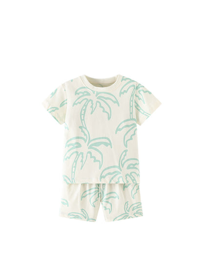 Arrival Summer Baby Kids Boys Short Sleeves Palm Tree Pattern T-shirt and Shorts Clothing Set, MyKids-USA®, Baby & Children's Outfits, MyKids-USA -  -  -  -  -  -  - .